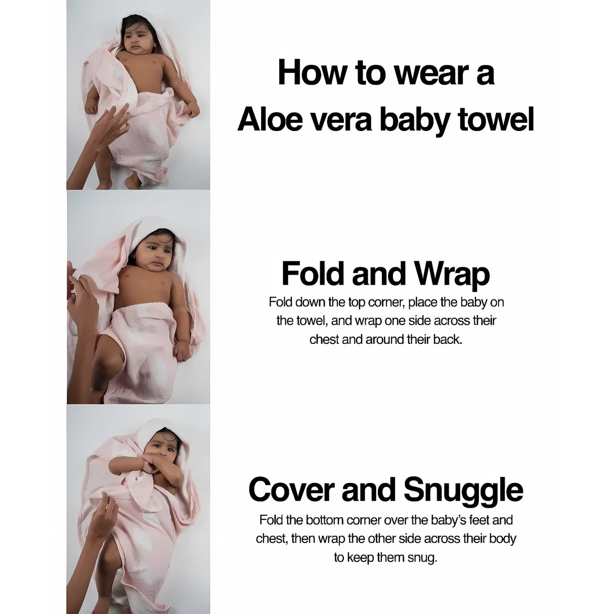 Doctor Towels Aloe Vera  Baby Towel 60x120 cm  - Sunny Bunny Yellow_5