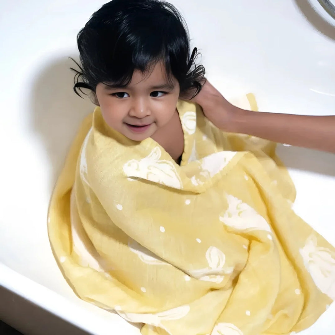 Doctor Towels Aloe Vera Baby Towel 60x120cm-SunnyBunnyYellow_Features
