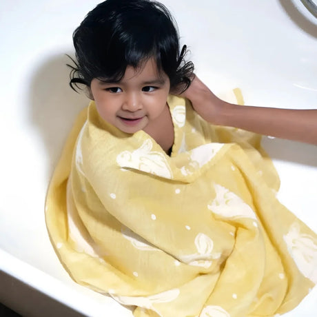 Doctor Towels Aloe Vera Baby Towel 60x120cm-SunnyBunnyYellow_Features