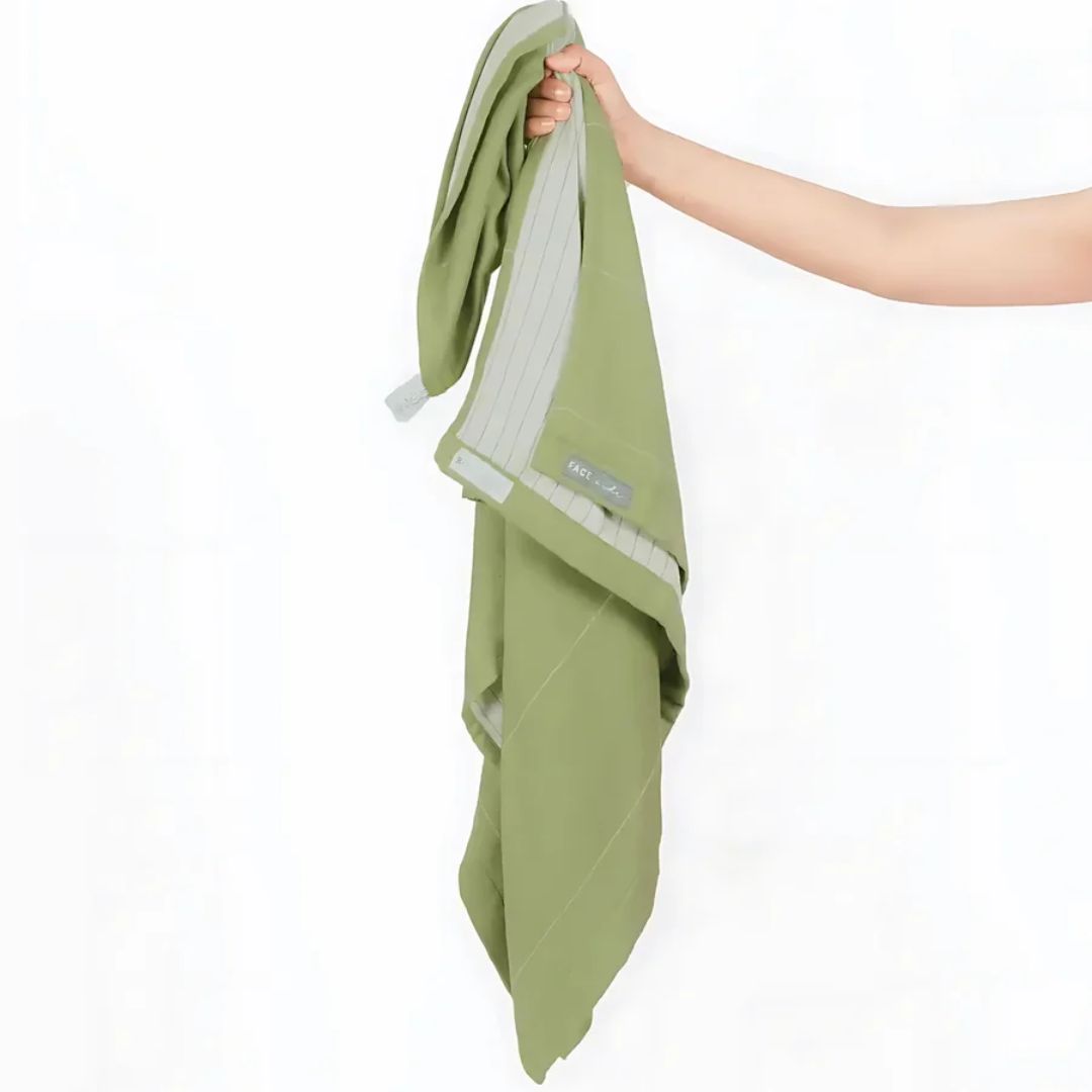 Doctor Towels Aloe Vera Double Cloth Bath Towel 75X150cm-AloeGreen_Features3