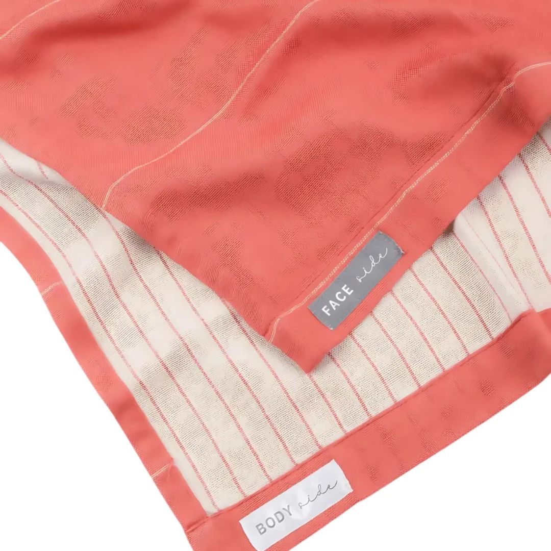 Doctor Towels Aloe Vera Double Cloth Bath Towel 75X150cm-ApricotBrandy_Features2