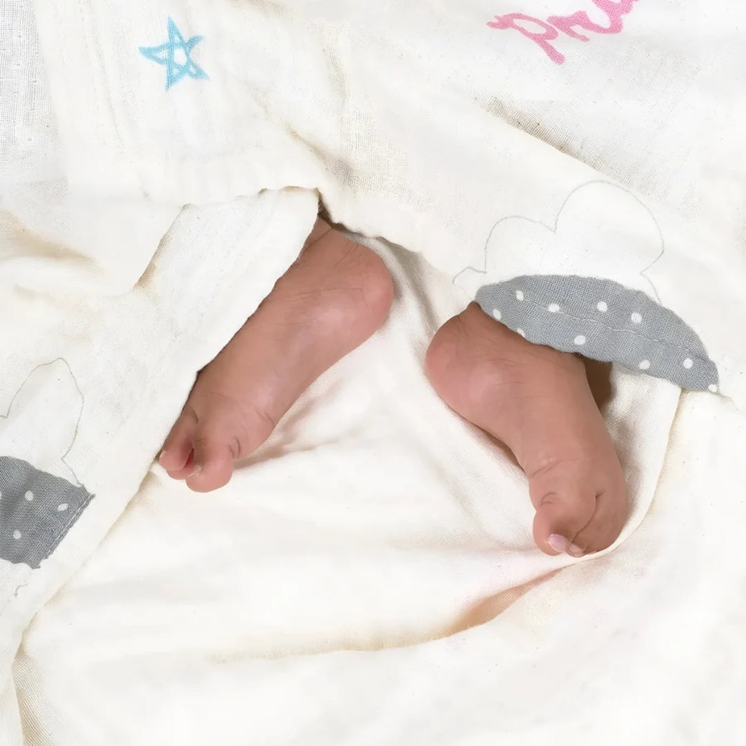 Doctor Towels Bamboo Baby Towel 75X75cm-LittlePrincess_Features2