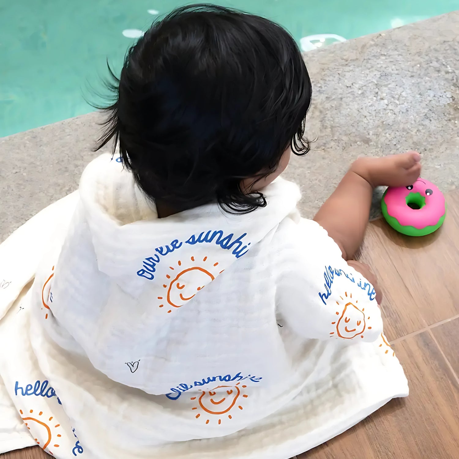 Doctor Towels Bamboo Baby Towel 75 X 75 cm - Sun Shine_2