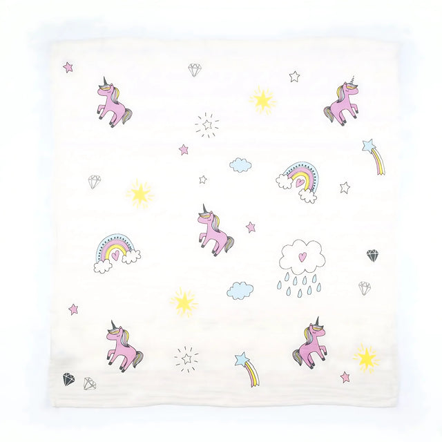 Doctor Towels Bamboo Baby Towel  75 X 75 cm - Unicorn Magic_1