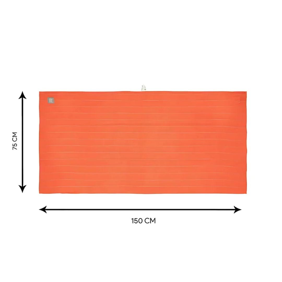 Doctor Towels Banana Double Cloth Bath Towel 75X150cm-RusticOrange_Dimension