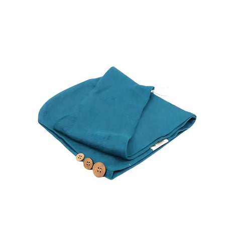 Doctor Towels Banana Double Cloth Hair Towel-DutchTeal_Isometric