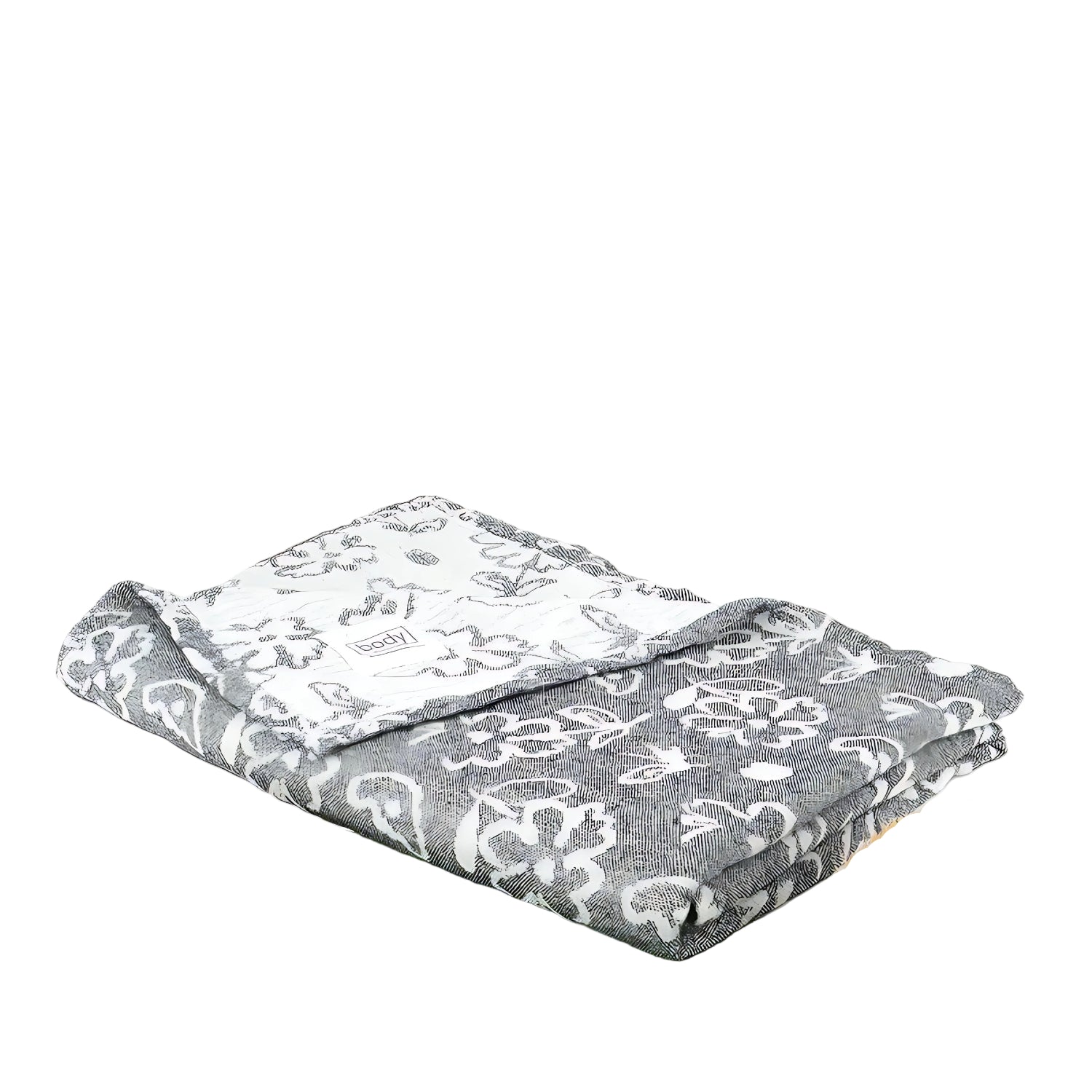 Doctor Towels Banana Jacquard Floral Bath Towel 75 X 150 cm - Charcoal_1