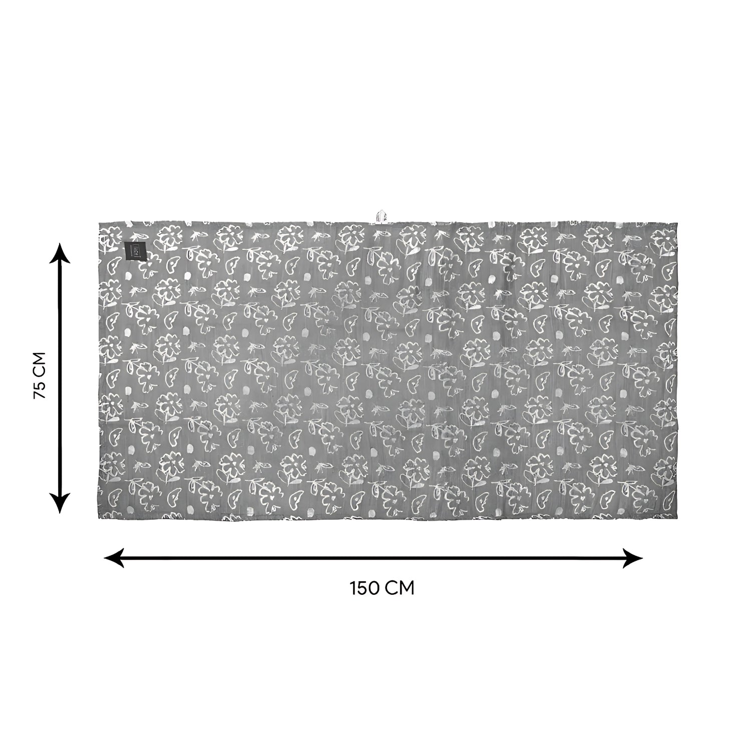 Doctor Towels Banana Jacquard Floral Bath Towel 75 X 150 cm - Charcoal_3