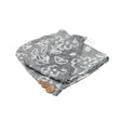 Doctor Towels Banana Jacquard Floral Hair Towel-Charcoal_Isometric