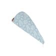 Doctor Towels  Banana Jacquard Floral Hair Towel - Chalk Blue_1