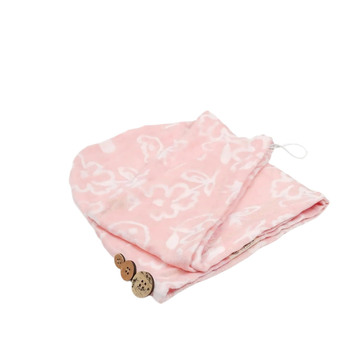 Doctor Towels Banana Jacquard Floral Hair Towel  - Coral_1