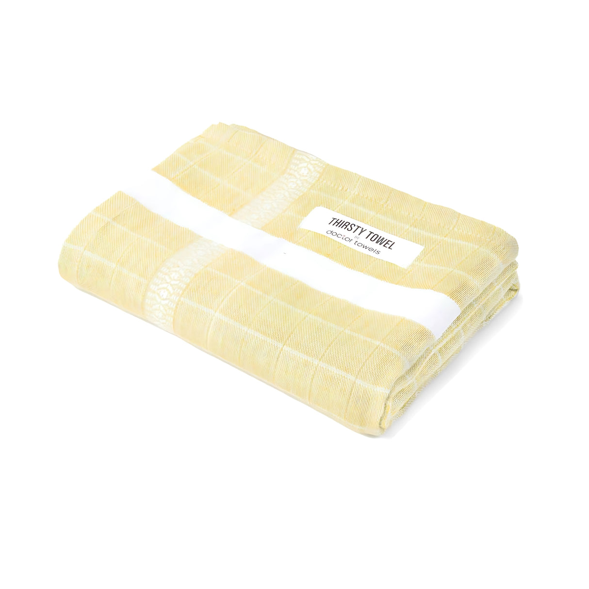 Doctor Towels Double Cloth Bath Towel 70 X 140 cm - Yellow_1