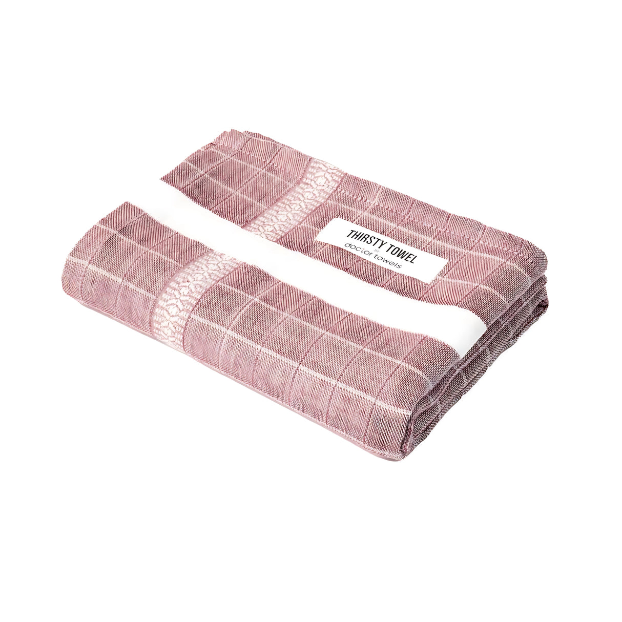 Doctor Towels Double Cloth Bath Towel  Solid 70 x 140 cm - Red_1