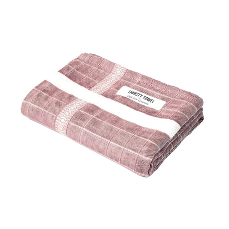 Doctor Towels Double Cloth Bath Towel Solid 70x140cm-Red_Front