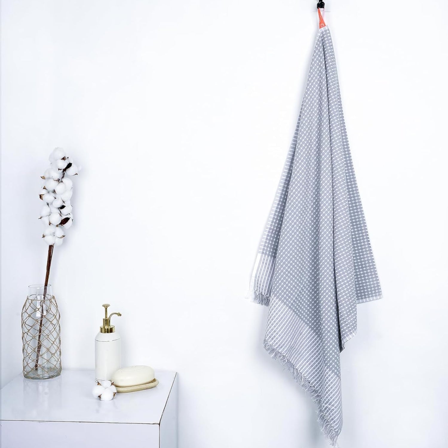 Doctor Towels Honey Comb Bath Towel 75 X 150 cm - Steel Grey_2