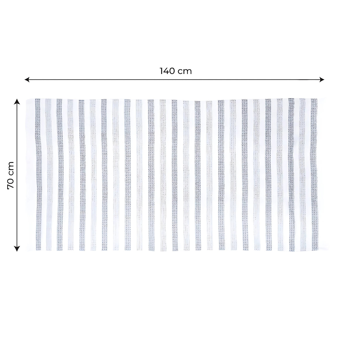 Doctor Towels Stripe Waffle Weave Bath Towel 70 X 140 cm - Grey_6
