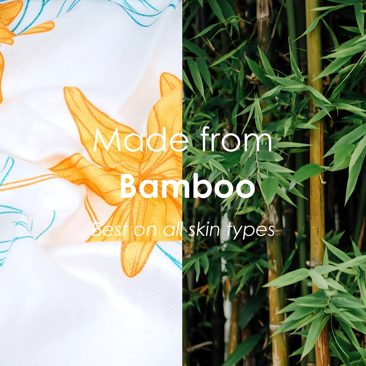 Doctor Towels Sunlit Bloom Bamboo Bath Towel 70 X 140 cm - White Base_4