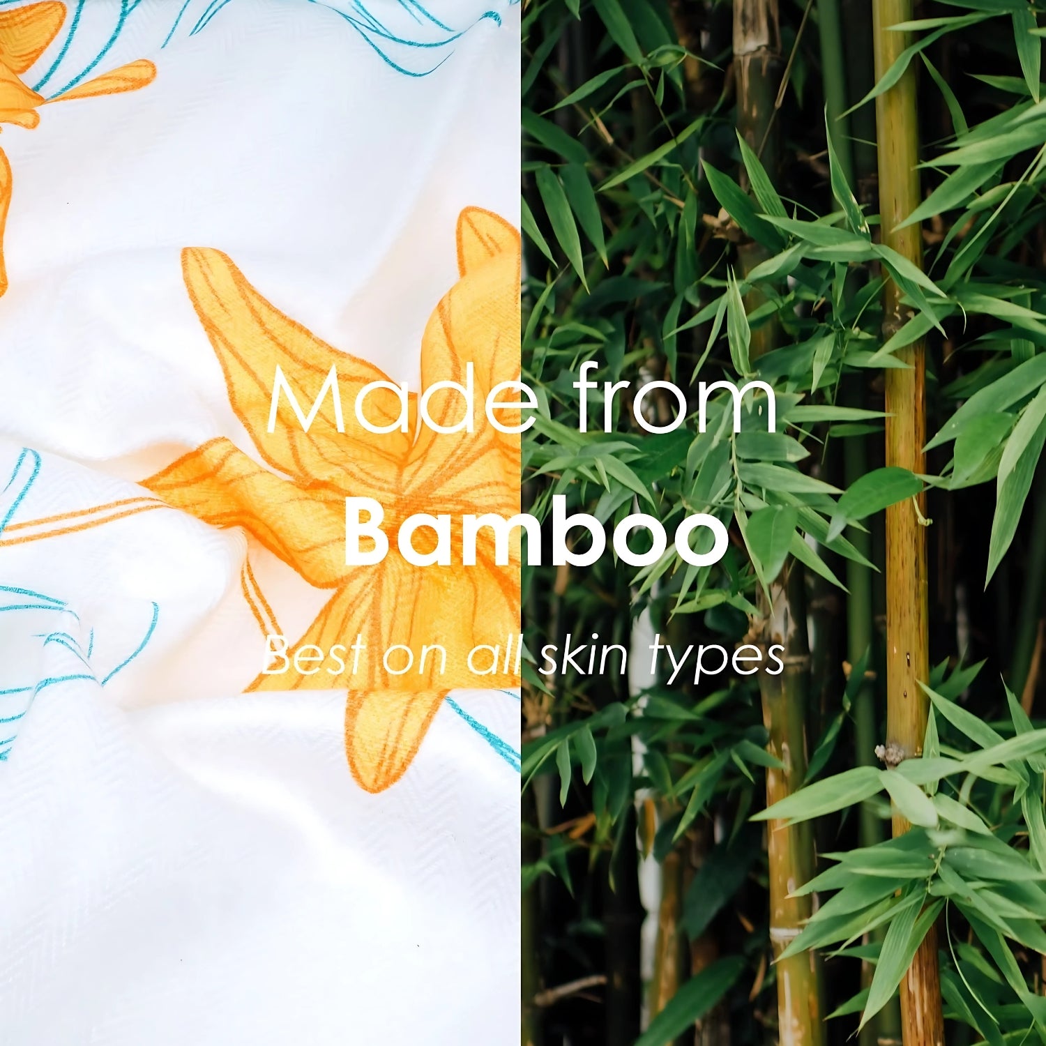 Doctor Towels Sunlit Bloom Bamboo Bath Towel 70 X 140 cm - White Base_4