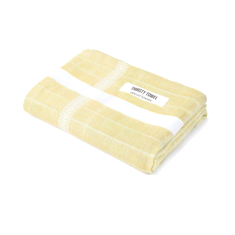 Doctor Towels Double Cloth Bath Towel 70 x 140 cm - Yellow