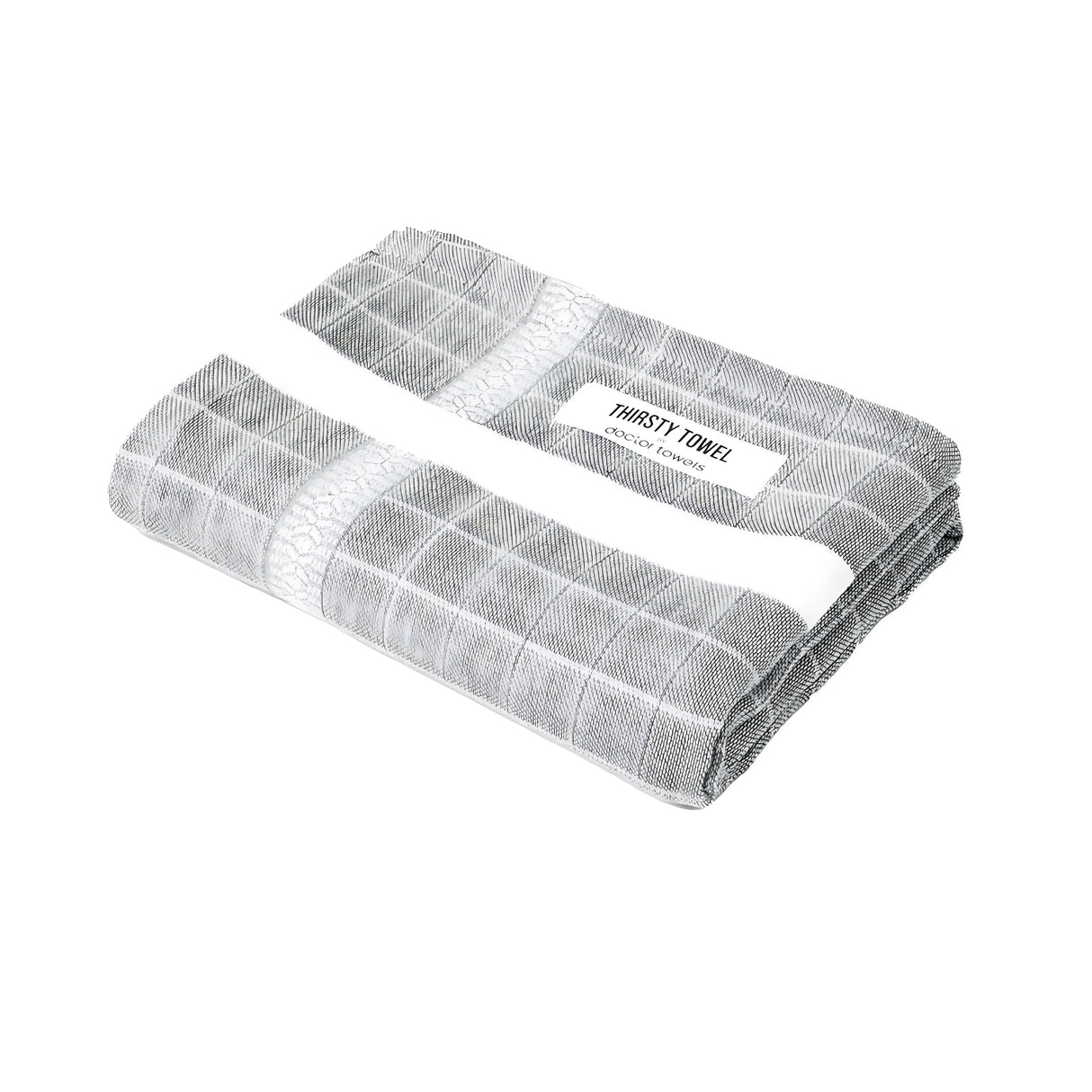Doctor Towels Double Cloth Bath Towel  70 X 140 cm - Grey