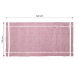 Doctor Towels Double Cloth Bath Towel  Solid 70 x 140 cm - Red