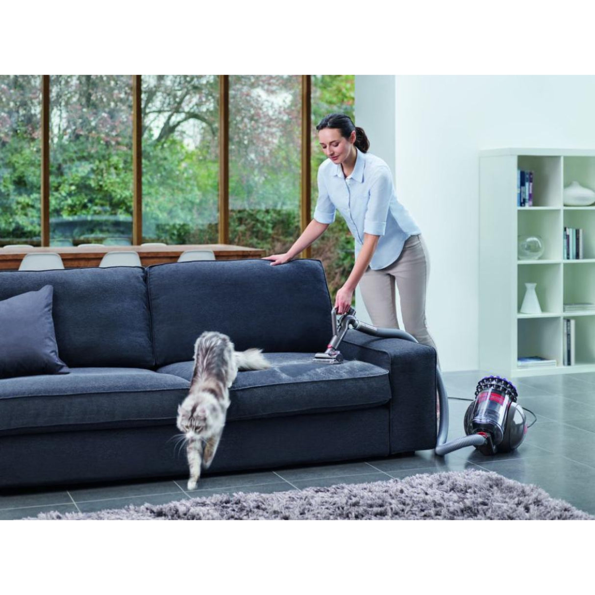Dyson Big Ball Vacuum Cleaner 1.6 L - Silver and Red_3