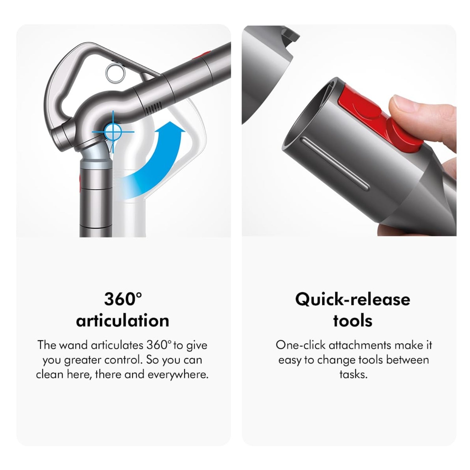 Dyson Big Ball Vacuum Cleaner 1.6 L - Silver and Red_7