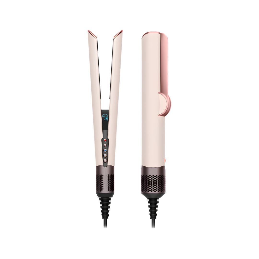 Dyson Hair Straightener  - Ceramic Pink and Rose Gold_Front View