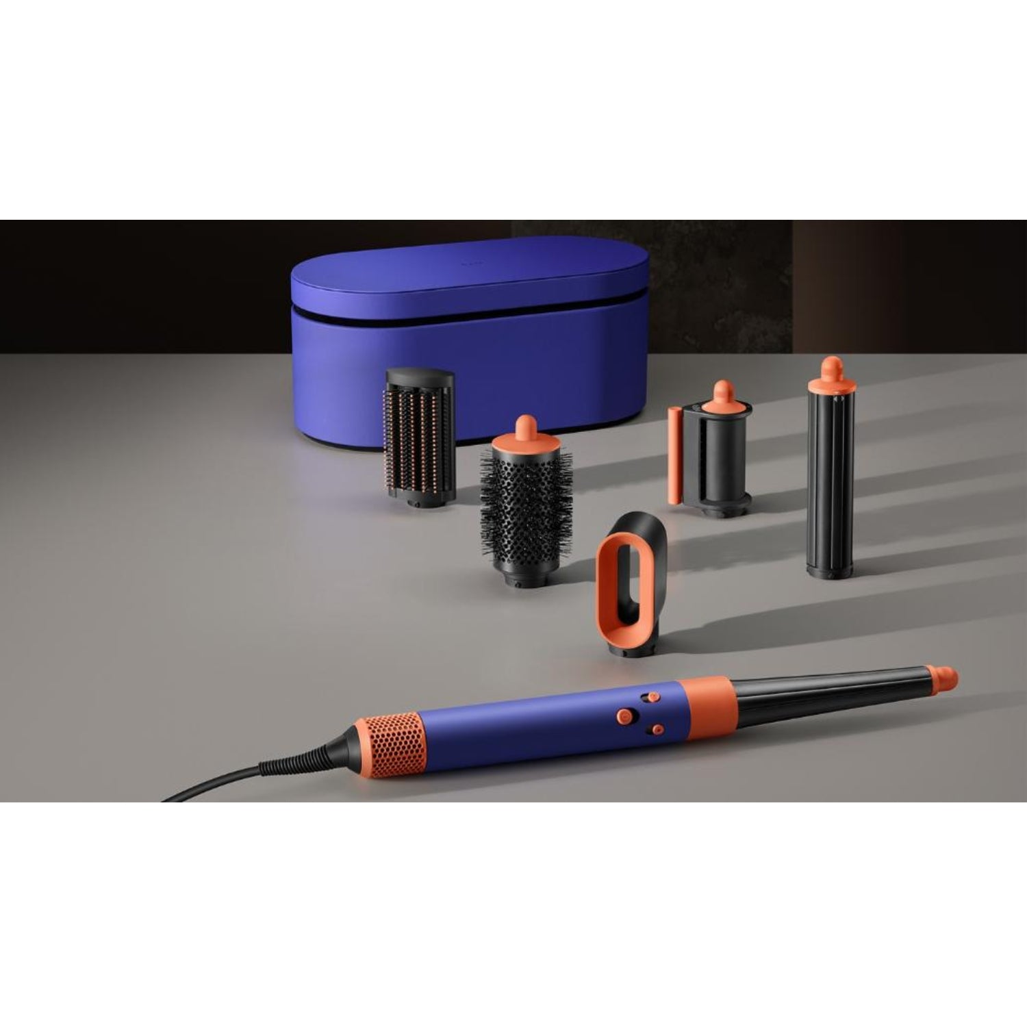 Dyson Multi Styling Kit Airwrap Hair Straightener - Vinca Blue and
