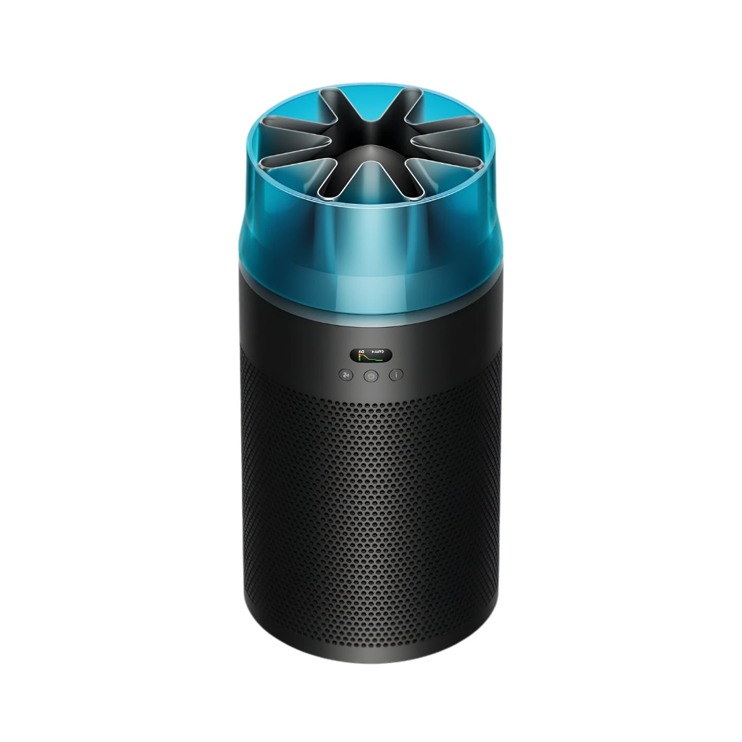 Dyson SP01-A HUSHJET Air Purifier - Black Teal_Front View