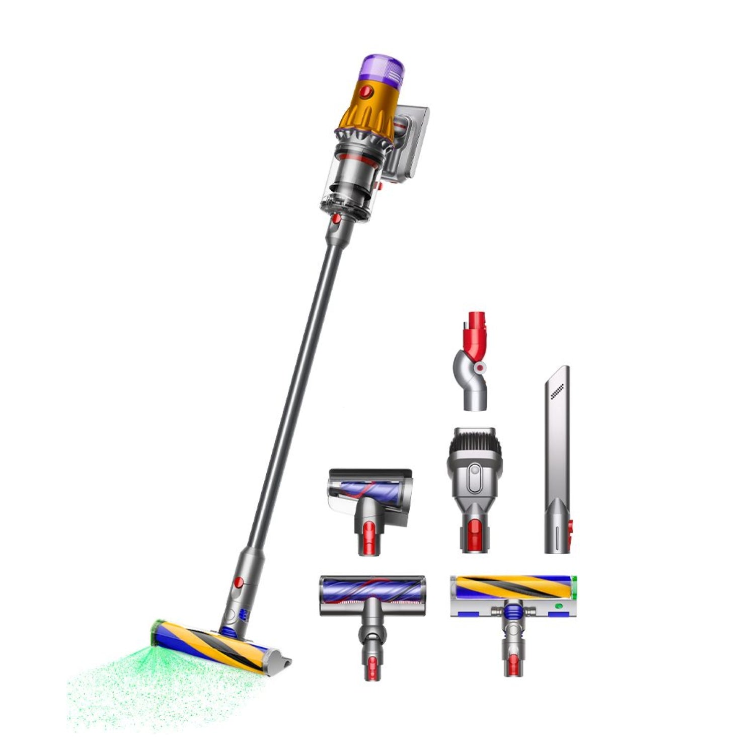 Dyson V 12 Dry Vacuum Cleaner 150 Watts Suction Power -  Yellow_1