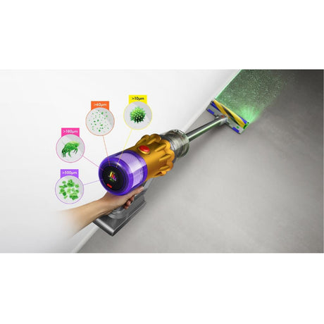 Dyson V 12 Dry Vacuum Cleaner 150 Watts Suction Power -  Yellow_2