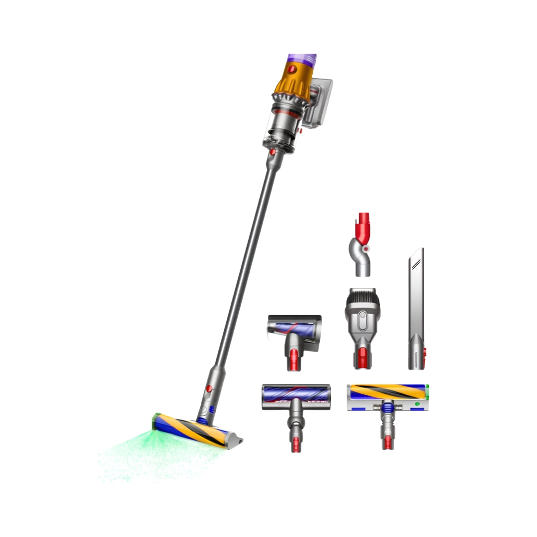 Dyson V 12 Dry Vacuum Cleaner 150 Watts Suction Power -  Yellow_Front View