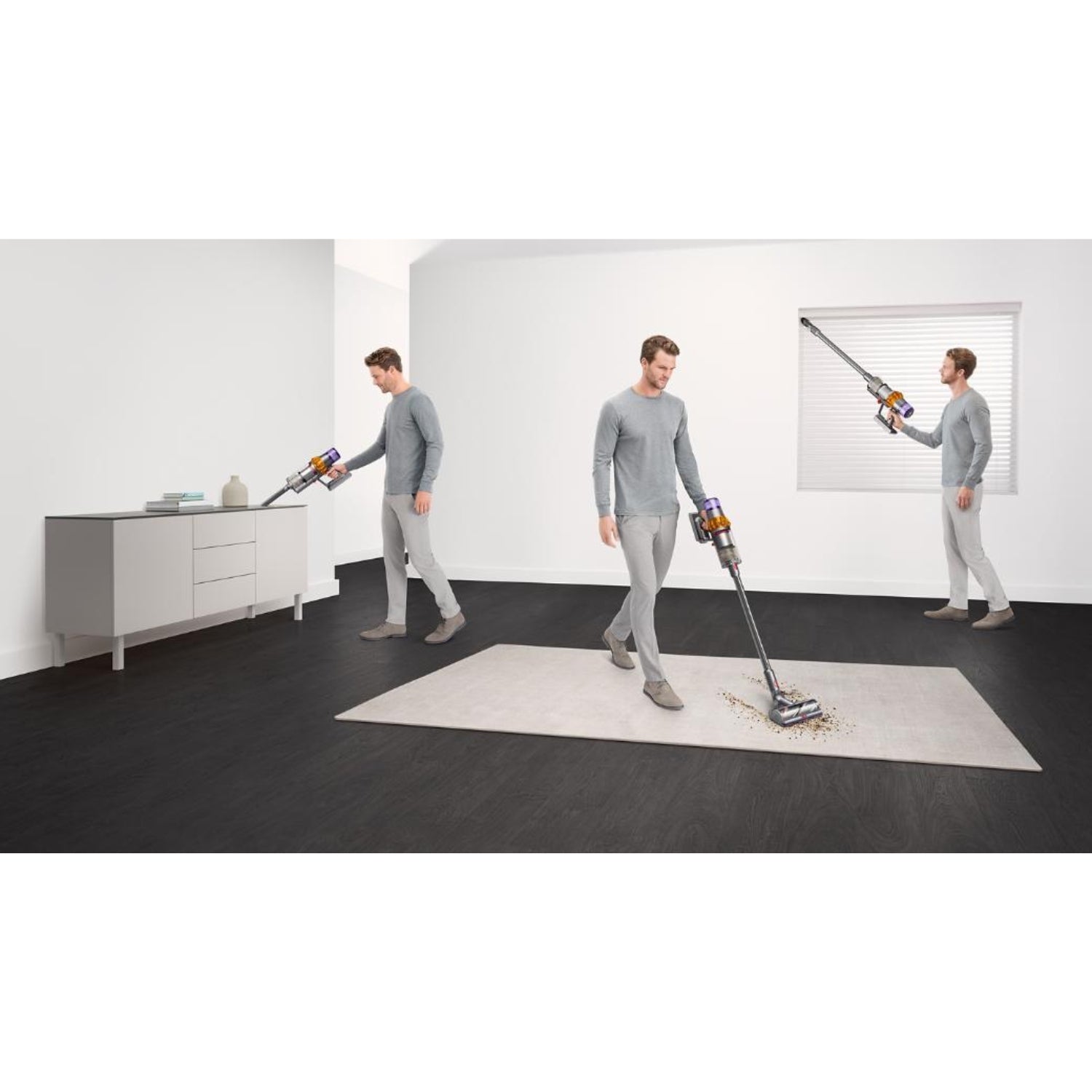 Dyson Vaccum Cleaner V15 240 Air Watts Suction - Yellow_7
