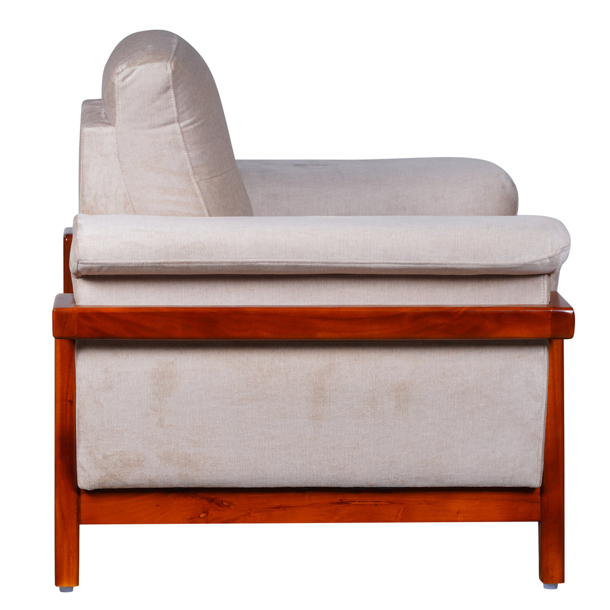 Easton Fabric Sofa 1 Seater - Beige