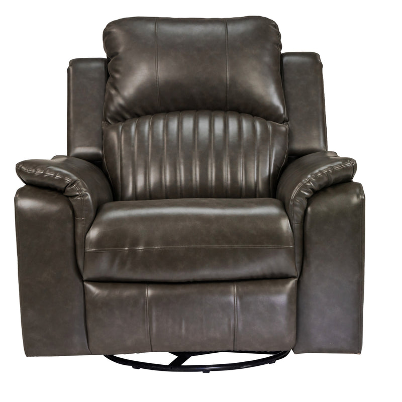 Edinburgh Elite Rexine Recliner 1 Seater - Dark Grey
