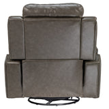 Edinburgh Elite Rexine Recliner 1 Seater - Dark Grey
