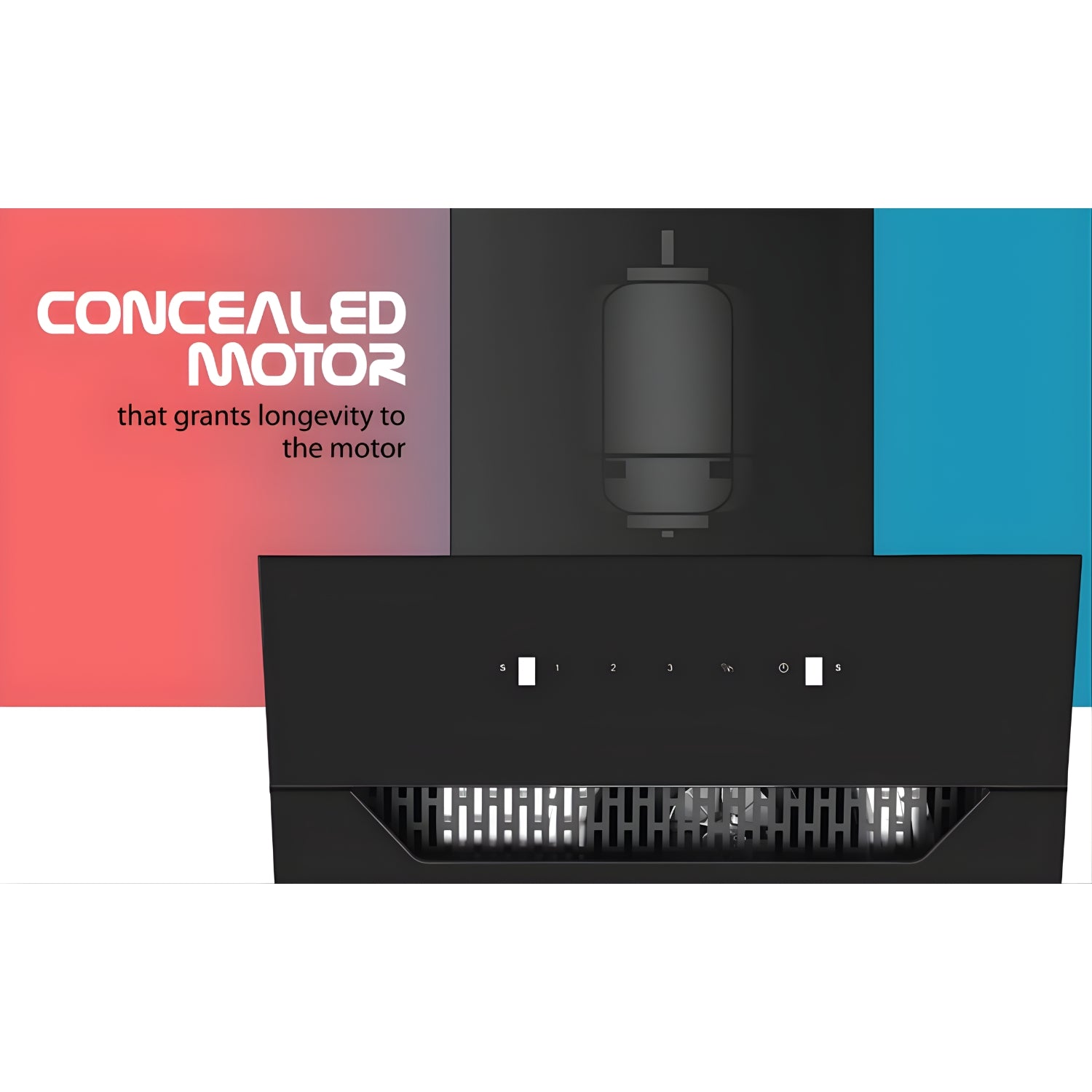 Elica EFL 207 HAC LTW VMS 90 Auto-Sense Filterless 90 cm Auto-Clean Kitchen Chimney – Black_6