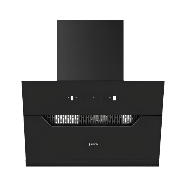 Elica EFL 207 HAC LTW VMS 90 Auto-Sense Filterless 90 cm Auto-Clean Kitchen Chimney – Black_FrontView