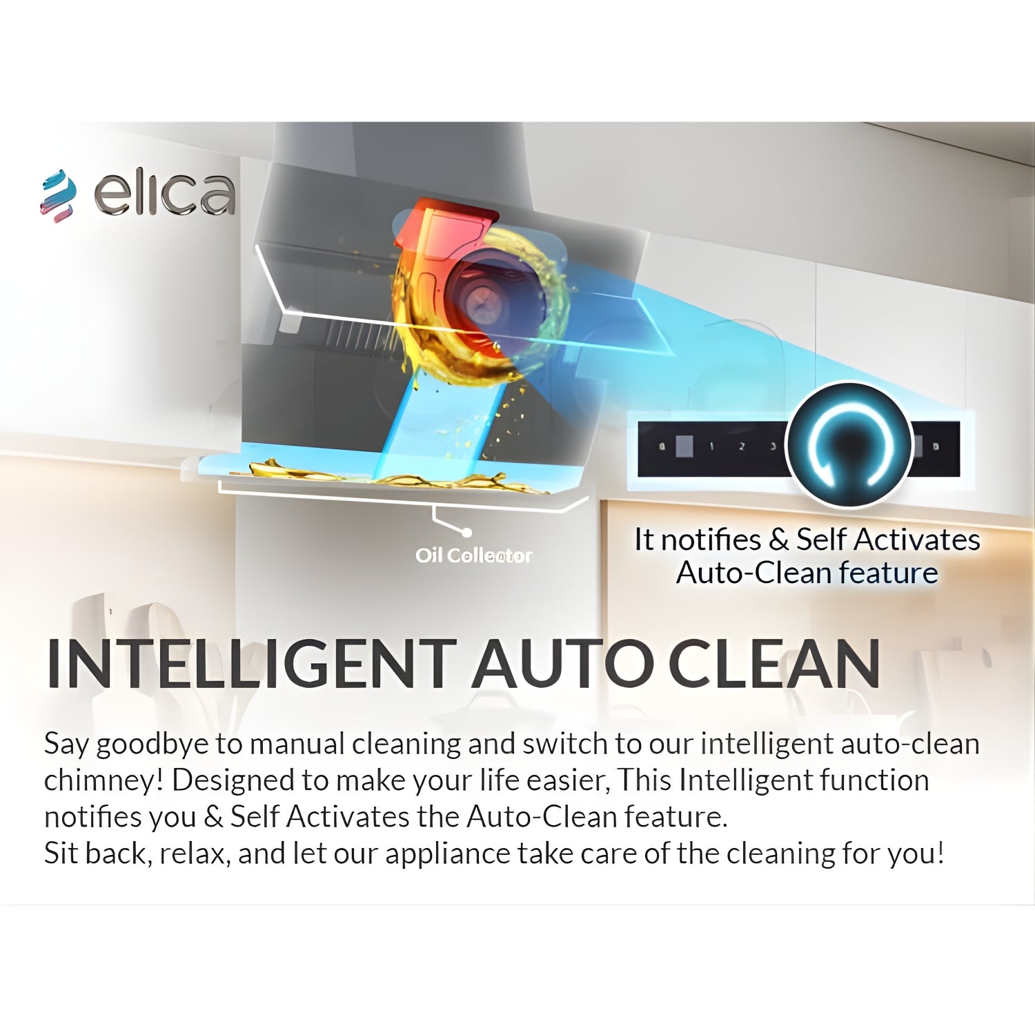 Elica EFL 3V 901 HAC LTW MS NERO 90 cm Filterless Auto-Clean Wall Mounted Kitchen Chimney – Black_5