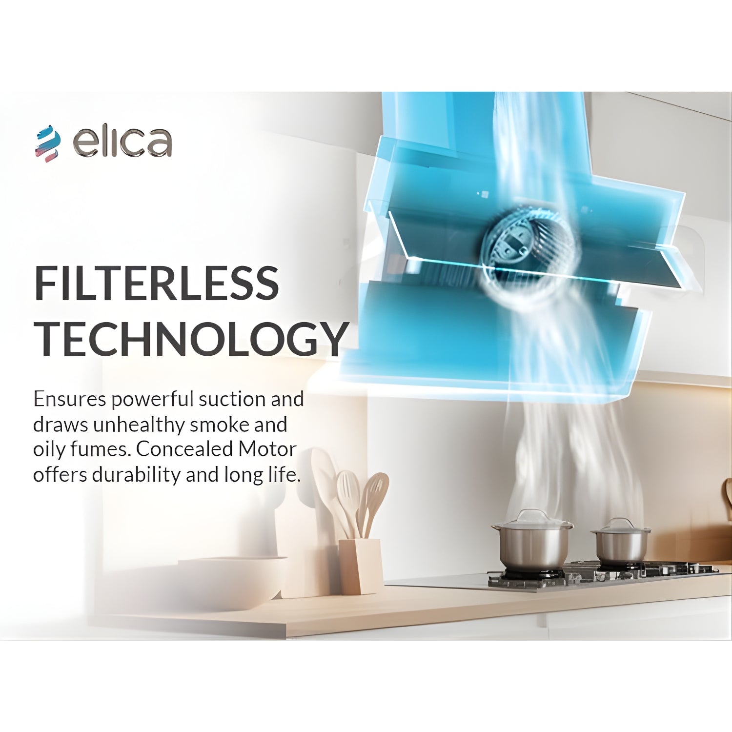 Elica EFL 3V 901 HAC LTW MS NERO 90 cm Filterless Auto-Clean Wall Mounted Kitchen Chimney – Black_9