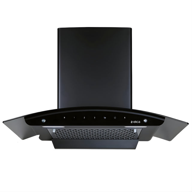 Elica FL 900 SLIM HAC MS NERO Filterless Auto Clean Chimney – Black_1