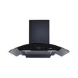 Elica PRO PLUS FL BLDC 90 cm Wall‑Mounted Chimney – Black_Front View