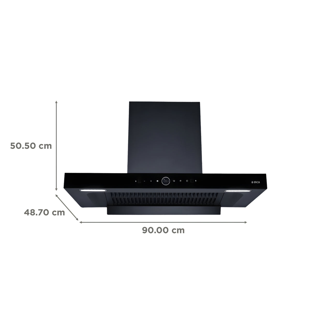 Elica SPT Max Pro Plus FL 900 BLDC HAC LTW MS Nero Full Grill 90 cm BLDC Kitchen Chimney – Black_2