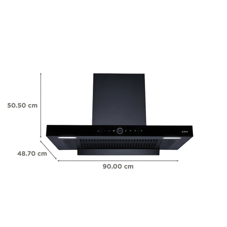 Elica SPT Max Pro Plus FL 900 BLDC HAC LTW MS Nero Full Grill 90 cm BLDC Kitchen Chimney – Black_2