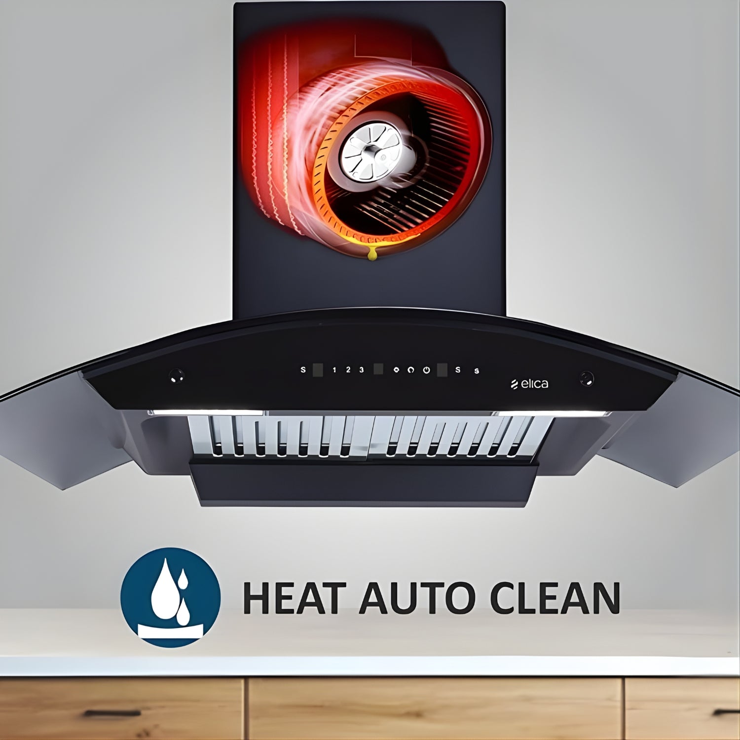 Elica WDBF PLUS HAC LTW MS Nero 90 cm Auto-Clean Kitchen Chimney – Black_2