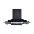 Elica WDBF PLUS HAC LTW MS Nero 90 cm Auto-Clean Kitchen Chimney – Black_Front View