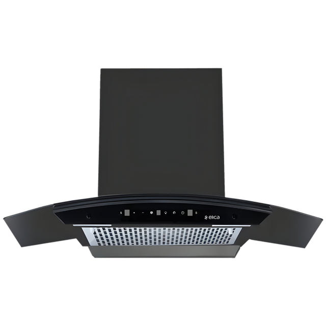 Elica WDFL 900 BLDC HAC LTW MS Nero 90 cm Wall Mounted Chimney – Black_1