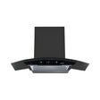 Elica WDFL 900 BLDC HAC LTW MS Nero 90 cm Wall Mounted Chimney – Black_Front View