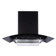 Elica WDFL 906 HAC LTW MS Nero 90 cm Filterless Auto-Clean Kitchen Chimney – Black_1
